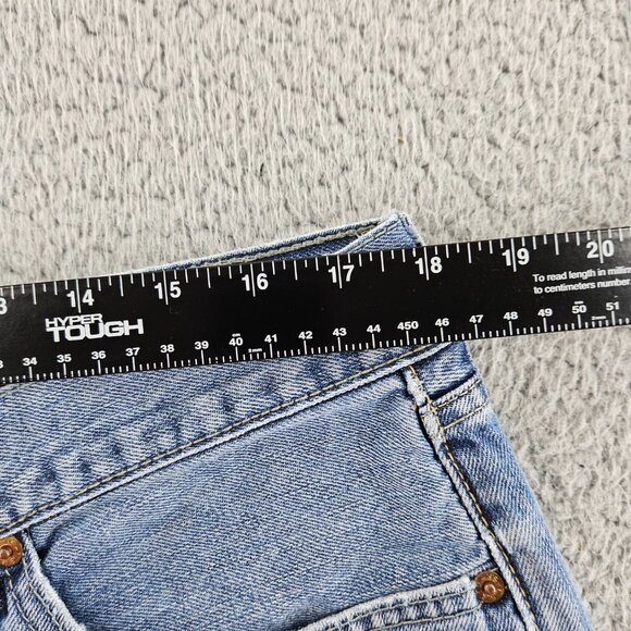 Levis Jeans Mens 38x34 Blue 505 Regular Fit Straight Leg Modern Work Pants - Picture 8 of 16